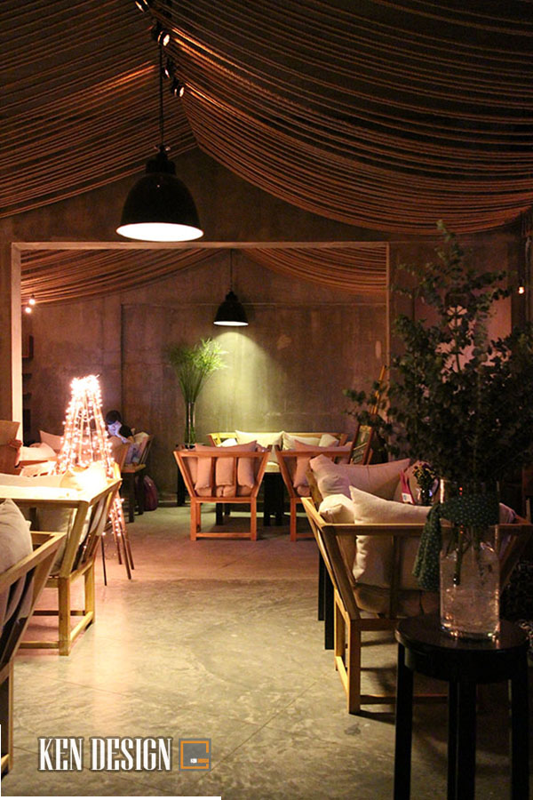 thiết kế quán cafe đẹp